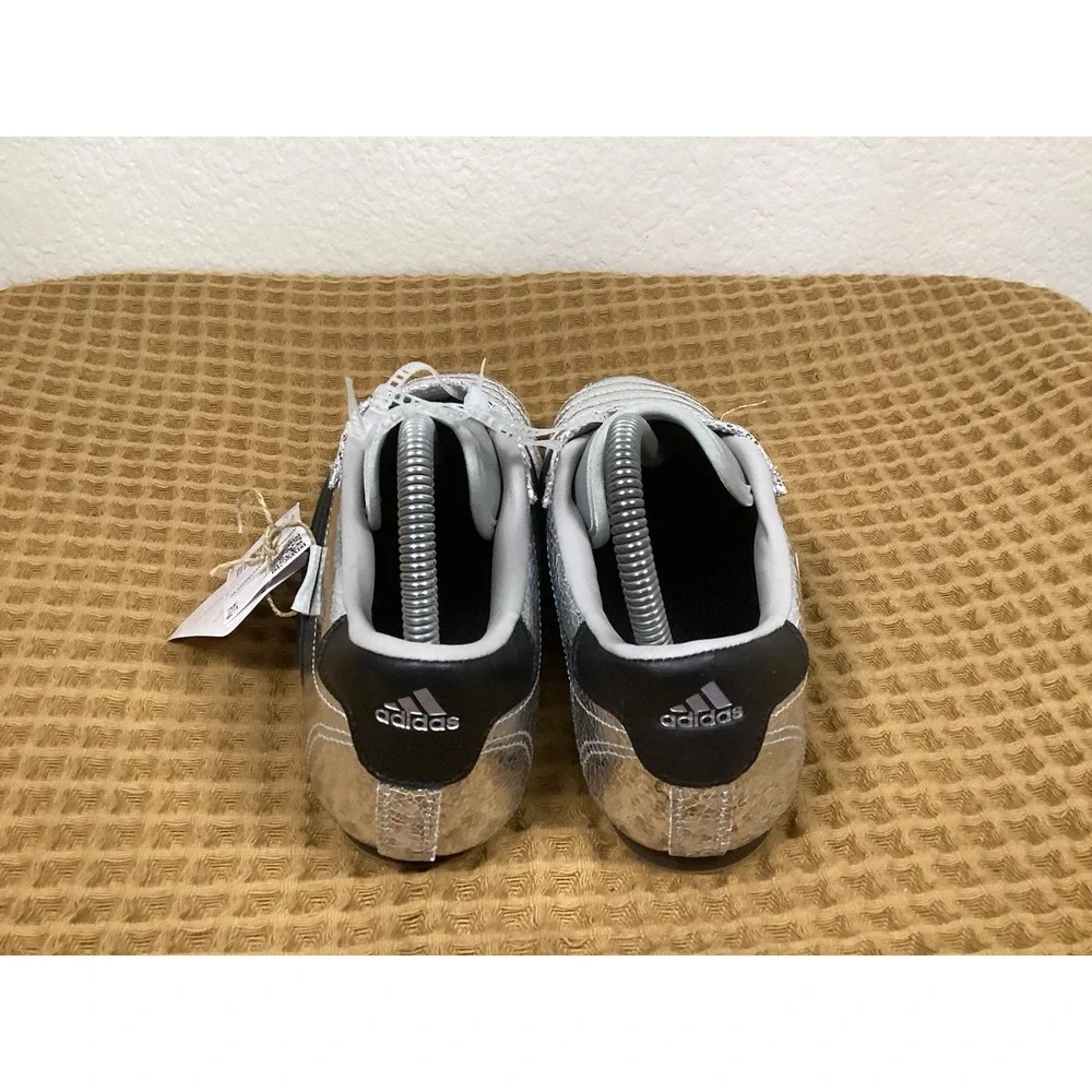 JH9664 adidas Originals Taekwondo Mens Sz 6.5 Silver Metallic Core Black